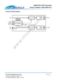 TAS-A1NH1-P11 Datasheet Page 3