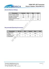 TAS-A1NH1-P11 Datasheet Page 7