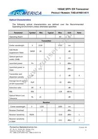 TAS-A1NS1-K11 Datasheet Page 9