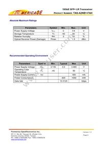 TAS-A2NB1-FAH Datasheet Page 6