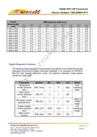 TAS-A2NH1-P11 Datasheet Page 9