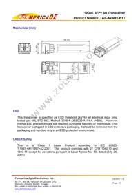 TAS-A2NH1-P11 Datasheet Page 12