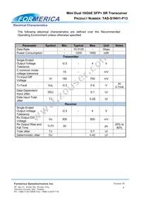 TAS-S1NH1-P13 Datasheet Page 9