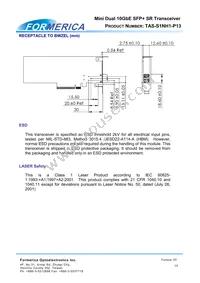 TAS-S1NH1-P13 Datasheet Page 14