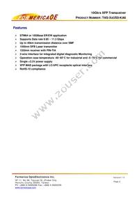 TAS-X5US5-KA6 Datasheet Page 2