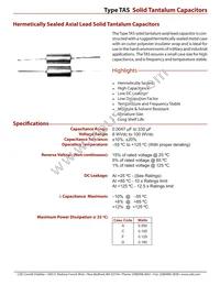 TAS825K075P1F Datasheet Cover