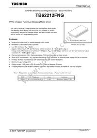 TB62212FNG Datasheet Cover