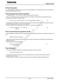 TB62212FNG Datasheet Page 22