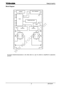 TB62215AFG Datasheet Page 2