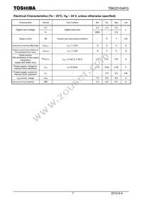 TB62215AFG Datasheet Page 7