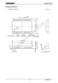 TB62215AFG Datasheet Page 8