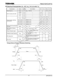 TB62218AFG Datasheet Page 11