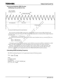 TB62218AFG Datasheet Page 20