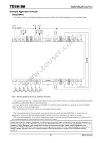 TB62218AFG Datasheet Page 21