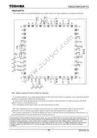 TB62218AFG Datasheet Page 22