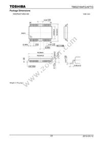 TB62218AFG Datasheet Page 23