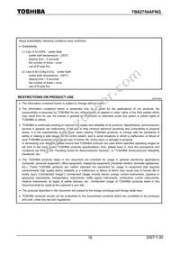 TB62754AFNG(O Datasheet Page 17