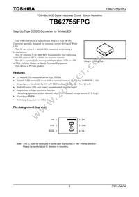 TB62755FPG Datasheet Cover