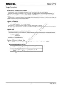 TB62755FPG Datasheet Page 5