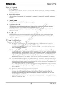 TB62755FPG Datasheet Page 12