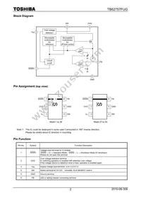 TB62757FUG Datasheet Page 2