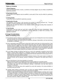 TB62757FUG Datasheet Page 19