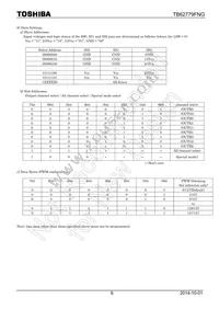 TB62779FNG Datasheet Page 6