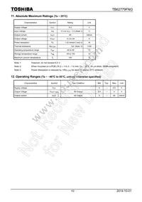 TB62779FNG Datasheet Page 10