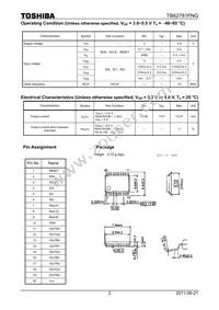 TB62781FNG Datasheet Page 2