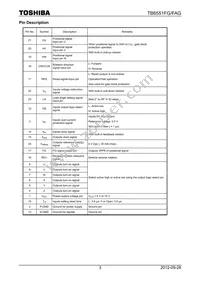 TB6551FG(O Datasheet Page 3