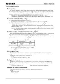 TB6551FG(O Datasheet Page 9