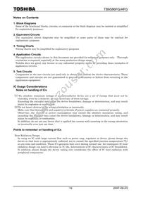 TB6586FG Datasheet Page 19