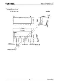 TB6674PG Datasheet Page 16