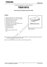 TB6818FG Datasheet Cover