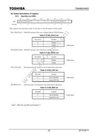 TB6860WBG Datasheet Page 22