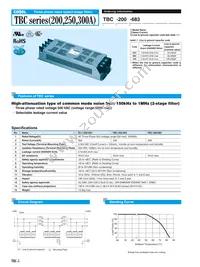 TBC-300-683 Datasheet Cover