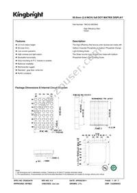 TBC24-22EGWA Datasheet Cover