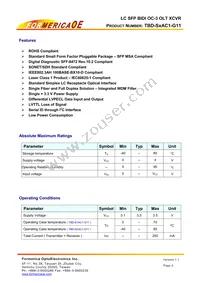 TBD-S2AC1-G11 Datasheet Page 2