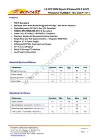 TBD-S2CK1-K11 Datasheet Page 2