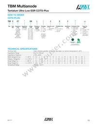 TBME686K025LBSB0823 Datasheet Page 2