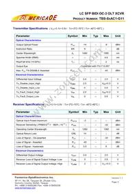 TBS-S2AC1-G11 Datasheet Page 3