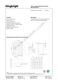 TC07-11SURKWA Datasheet Cover