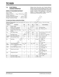 TC1029EOATR Datasheet Page 2