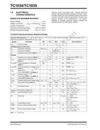 TC1035ECHTR Datasheet Page 2