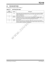 TC110503ECTTR Datasheet Page 3