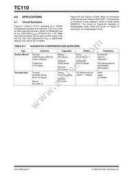 TC110503ECTTR Datasheet Page 8