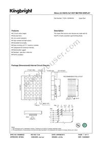 TC20-11SURKWA Datasheet Cover