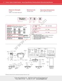 TC201-TB-B Datasheet Page 2