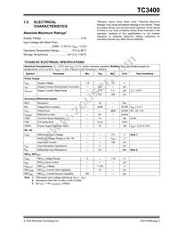 TC3400VOA Datasheet Page 3