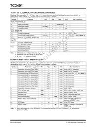 TC3401VPE Datasheet Page 4